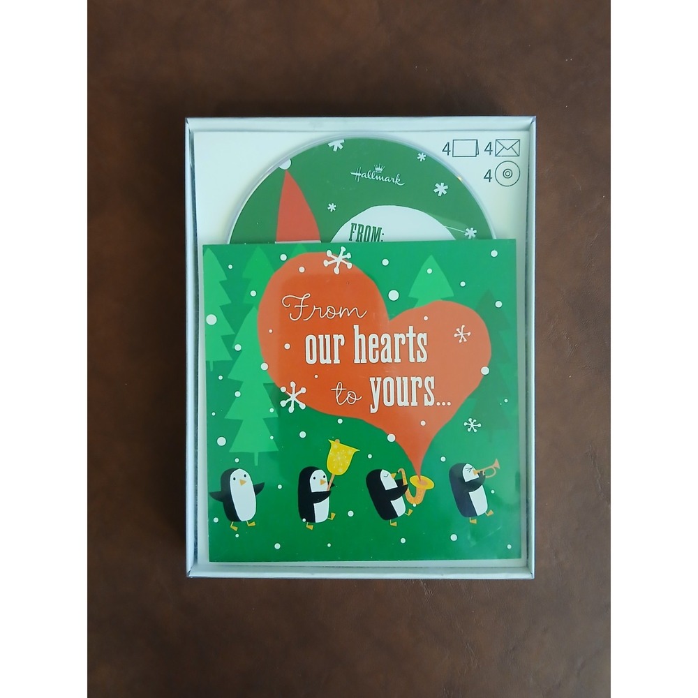 Hallmark [DVD-ROM] Greeting Cards "From Our‎ Hearts to Yours" - 4 DVD Christmas